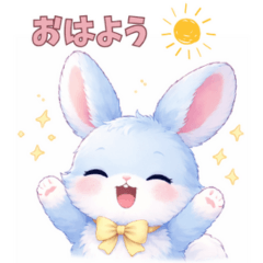 Lulu theBlueBunny Cute &Healing Stickers