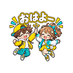 Best Friends Casual Stickers
