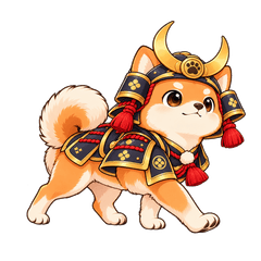 柴犬侍シリーズ｜散歩・犬あるあるスタンプ
