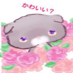 kirakira girly kitty  stickers