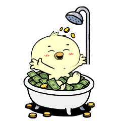 Adorable Chick 17 : Pop-up stickers