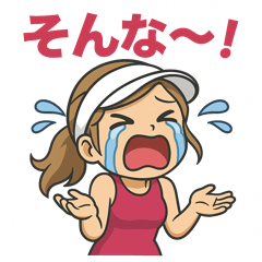 GOLF女子　ご機嫌斜め