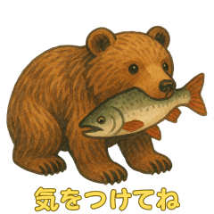 木彫りのクマさんの日常