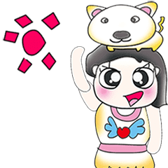 Miss. Hana. Love dog..^^!!