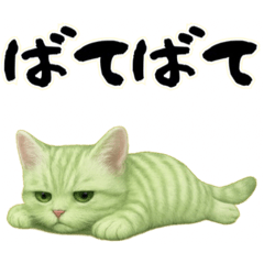 推し猫(緑)………….