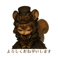 礼儀の正しいスチームパンクリスちゃん