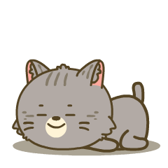 Cute Tabby Cat : Animated Stickers