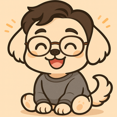 Soft Puppy-Like Boyfriend Stickers