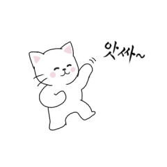 I never saw a prettier cat.