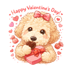 バレンタイン。いぬ。