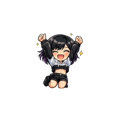 元気かわいい！ギャルの毎日スタンプ