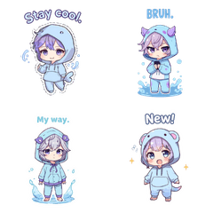 Aquarius Costume Kid