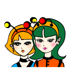 カチューシャ星人-橘 緑子&柊 アンジェリカ