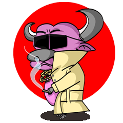 Peuk smiley Thai buffalo