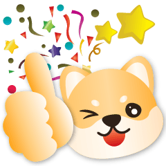 Cute Shiba -no text stickers-Universal