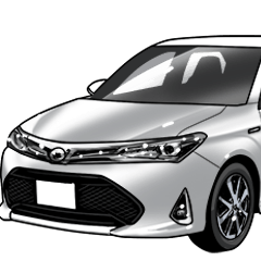 車(セダン9)クルマバイクシリーズ