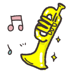 吹奏楽部の日常スタンプ