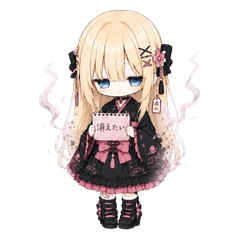 病みかわ和風ゴスロリしずくちゃん