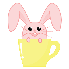 Cute Rabbit Pink
