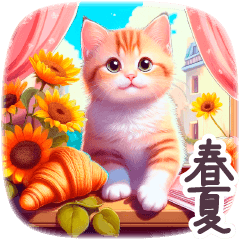 毎日使える 春夏 ねこ 敬語 日常 フランス