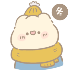 ココロの冬スタンプ