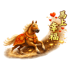 Majestic Horse: Wealth & CNY Wishes