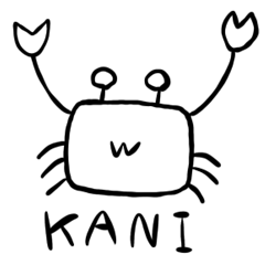 KANIKANIスタンプ