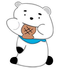 Black white bear's life