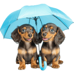 梅雨初夏♡ダックス