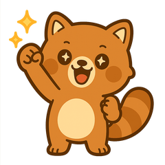 ニコたん（ポジティブたぬき）