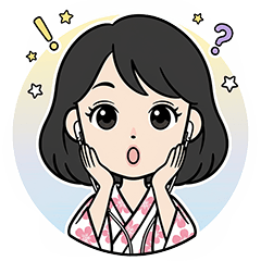 Japanese style Little girl&#39;s daily mood