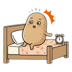 のんびり　ジャガイモ毎日使えるスタンプ2