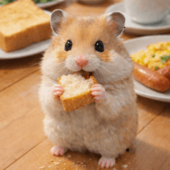 可愛い！ハムスターの日常挨拶