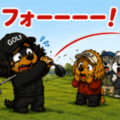 Moka & Cookie's Golf Life