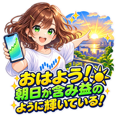 投資してる人用スタンプ
