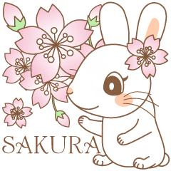 もりのなか * Sakura Spring Rabbit