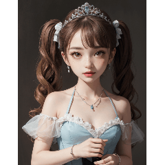 夢のような女の子の写真