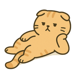 だるそうな猫がだらだらしている