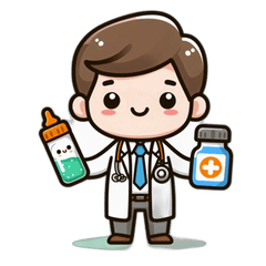 かわいいお医者さんスタンプ – 会話に笑顔