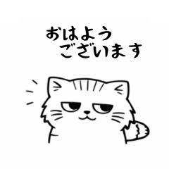 Quiet grumpy Cat Daily Stickers