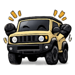 ちいさなSUVくんの気持ちスタンプ2