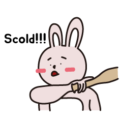 A cocky cursing rabbit