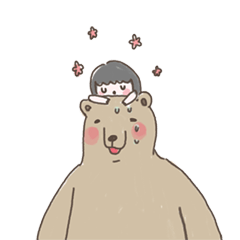 Xiu Xiu Bear and the little girl