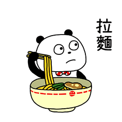 "GOKIGEN PANDA" and Ramen Taiwan Version