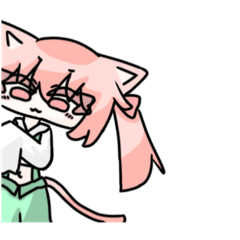 猫耳ちゃんスタンプ1