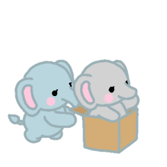 [アレンジ用]のほほんゾウ２