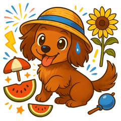 ダックスの暑い夏