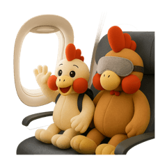 白白チキンと黒黒チキンの大集合！