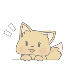 ふわふわきつねスタンプ⸝⸝꙳  克己自彊1