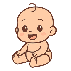 ほっこり癒やし!かわいい赤ちゃんスタンプ